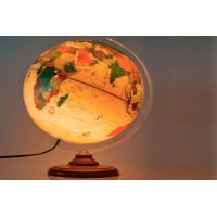 GLOBO TERR. LUMINOSO HISTÓRICO/POLÍTICO/FÍSICO 30CM